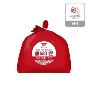 [비밀특가][본사직영]행복이온 포기김치 5kg