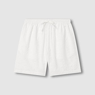 JAJU 여 소프트 시어서커 4부 파자마 팬츠 J206202068001