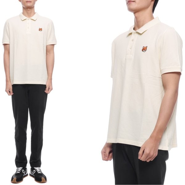 [부산점] 26SS 남성 폭스헤드 폴로 반팔티셔츠 (PM00209KP0002 0063 26S)