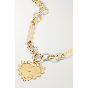 FOUNDRAE 파운드레 러브 18k 골드 다이아몬드 네크리스 38063312419032884