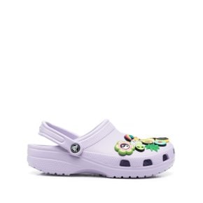 SS22 크록스 Flat Sandals Crocs Sandals Lilac Lilac CR10001ACLASSICLAV