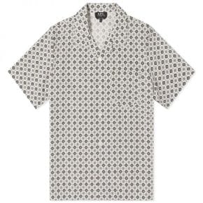 A.P.C. 아페쎄 Lloyd 지오메트릭 베케이션 셔츠 - 오프 화이트 COGXP-H12495-AAC