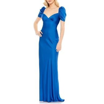 이스퀘어 4245045 Ieena for Mac Duggal Sweetheart Neck Satin Charmeuse Gown