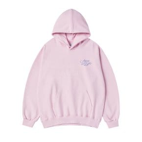 WORLD TOUR SCRIPT LOGO HOODIE PINK 월드투어스크립트 후드 핑크