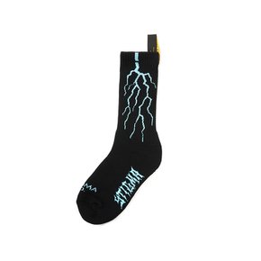 21 LIGHTNING SKATE SOCKS BLACK