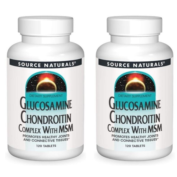 소스 내추럴스 글루코사민 콘드로이친 MSM 함유 복합체 120타블렛 X 2통