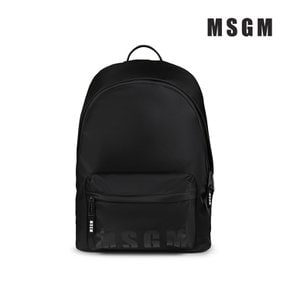 [MSGM] MSGM 나일론 백팩 블랙 키즈백팩 아동백팩 키즈가방 아동가방