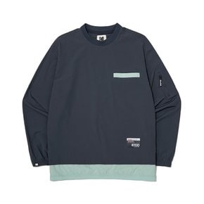 코닥맨투맨티 XQC K1123LWT32NVY 엑타크롬 우븐 맨투맨 NAVY