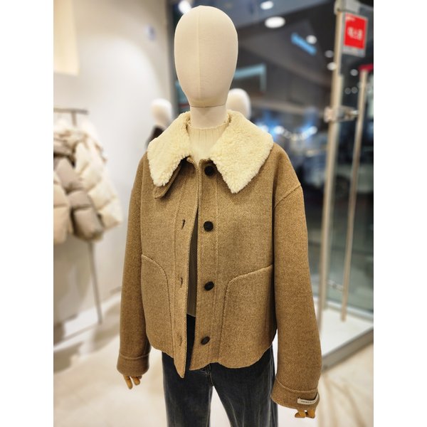 [여주점] [JJ 지고트] 여성 칼라 울 핸드메이드 재킷 GRBA0JK301