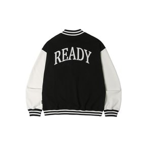 READY 스타디움 바시티 자켓 BLACK