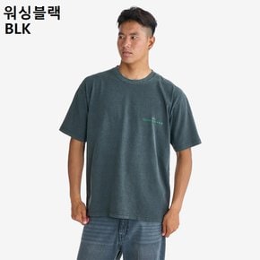 빈티지 워싱 반팔 티셔츠 PG UPSIDE DOWN ST (QG21ST803)