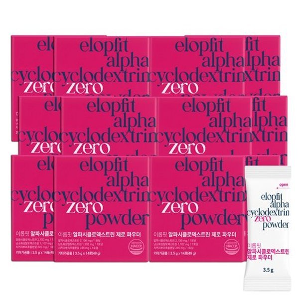 [이롭] 알파CD 알파시클로덱스트린 제로 파우더 14포 X 12박스