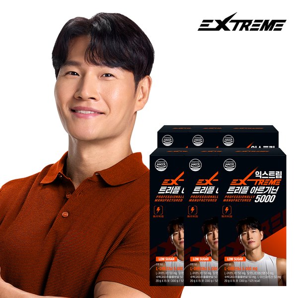 김종국 트리플 아르기닌 5000 15포 x 6박스 (3개월분)