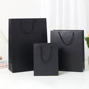 블랙 쇼핑백 종이가방 LMCF 0120_P391344054