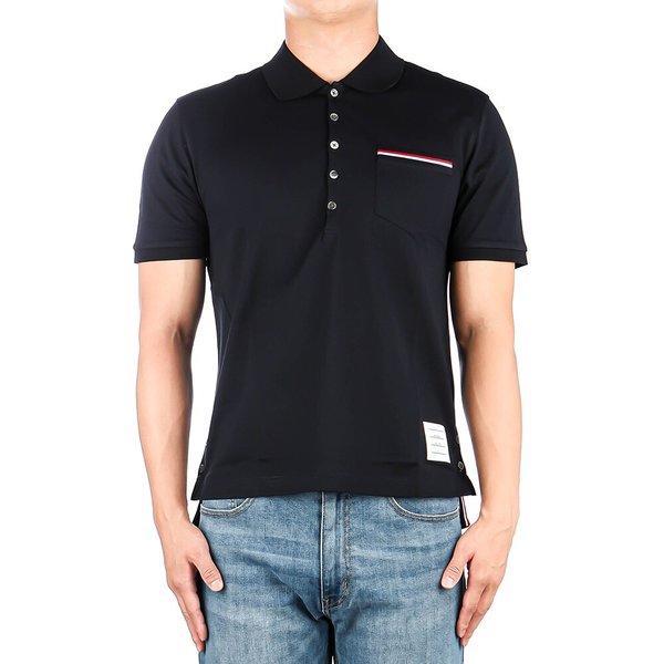 23FW (MJP022A 01455 415) 남성 카라 반팔 티셔츠