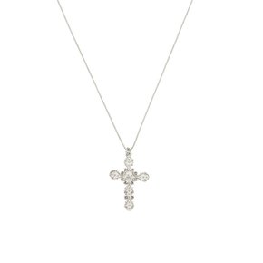 [silver925] cross allure necklace-silver