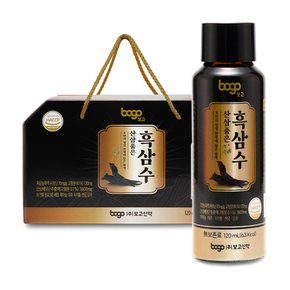 [보고] 산삼 품은 흑삼수 120ml x10병 1박스 추석 선물용