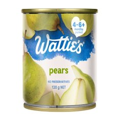 와티스 배 퓨레 이유식 아기간식 4-6m+ Watties Pears 120g 8개