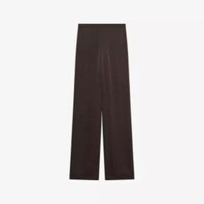 5469318 IRO Jonille partially-elasticated wide-leg high-rise silk trousers