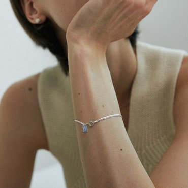 베흐트 [925 silver] Huit.silver.93 / flat soir bracelet (81066)