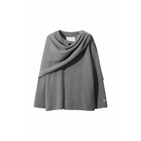 Cashmere Scarf Jacket (Gray)_D5JAW24002GYX