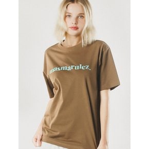 mama cool cotton T-shirt_Brown