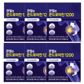 관절엔 콘드로이친 1200 900mg x 60정 x 6박스 SJ