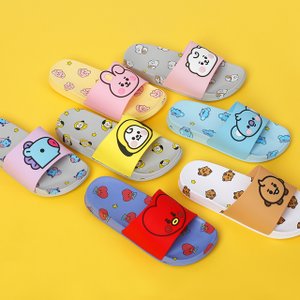 디즈니 BT21 드로잉 슬리퍼