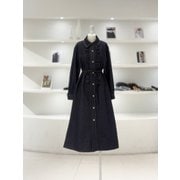 [여주점] 여성 프릴포인트 데님 롱 원피스 (L261PSE004)