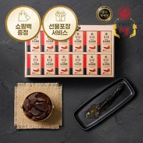 강개상인 꿀먹은홍삼절편(15g x 12입) 국산 6년근 홍삼말랭이 쫀득이 부모님간식