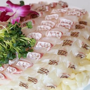 [광어+참돔] 스페셜 활어 모듬회 + 6종양념