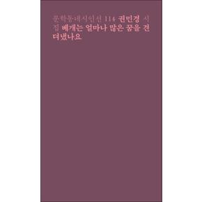 베개는 얼마나 많은 꿈을 견뎌냈나요 (문학동네 시인선 114)