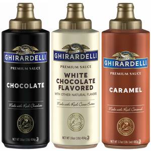  [해외직구]Ghirardelli premium Chocolate Caramel White Chocolate 기라델리 초콜릿 카라멜 화이트초코 소스 총1390g