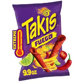 타키스 후고 Takis Fuego 핫칠리 페퍼 라임 또띠아 칩스 매운과자 280.7g