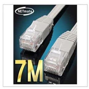 랜선 UTP 다이렉트 지원/두께 FLAT 랜케이블 지원 두께 KCAT.5E 7M CAT.5E 1000BASE-T 100MHz 1.45mm 30AWG