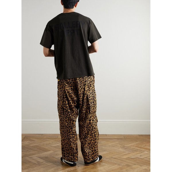 더스티 글리터 로고 프린트 코튼 저지 티셔츠 46376663162999838