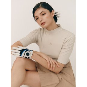반소매 베이직 바디수트_BEIGE