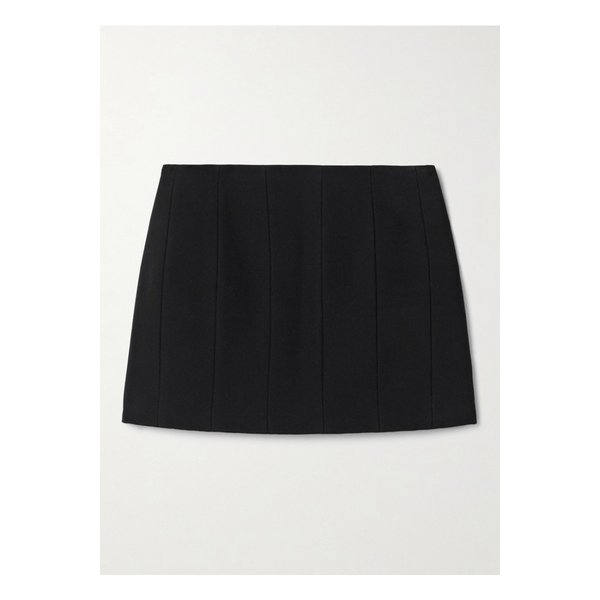 케이트 밀러 패널 우븐 미니 스커트 블랙 1647597340050003