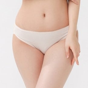 쿨 인견 여성 노라인 미디 삼각 헴팬티 GP5484
