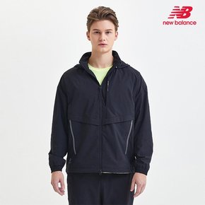 자켓 BKB UNI ACTIVE RUN 웜업자켓디테쳐블 후드 NBNAB27113-19