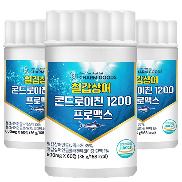 철갑상어 콘드로이친 1200 프로맥스 60정 3통