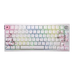 CORSAIR K65 PLUS -Cherry Blossom- 75% 81 CORSAIR Red PBT CH-91D431E-JP 무선 게이밍 키보드