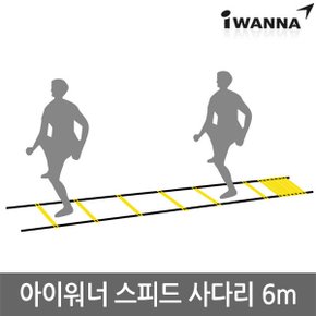 아이워너 스피드 사다리 6m 스텝레더 순발력훈련