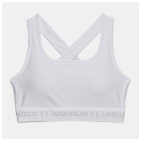 스포츠브라 XQ 1361034-100 여성 UA Armour 미드 크로스백 스포츠 브라