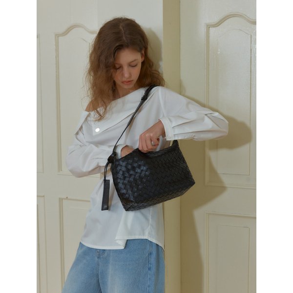ANC WEAVING MESH MINI BAG_BLACK