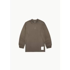 세티스파이러닝 25FW Auralite Pleated Long Tee, Olive