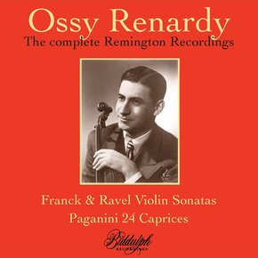 OSSY RENARDY - THE COMPLETE REMINGTON RECORDINGS 파가니니: 카프리스(전곡), 프랑크, 라벨: