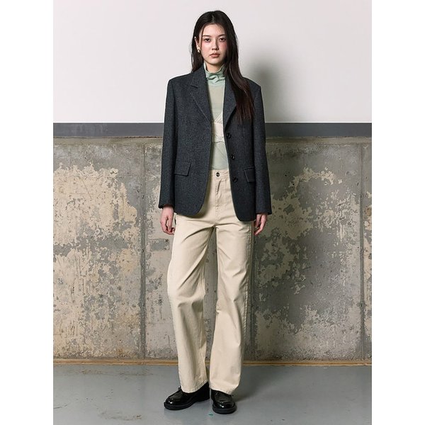 Signature Semi Overfit Jacket  Ash (KE6111M014)