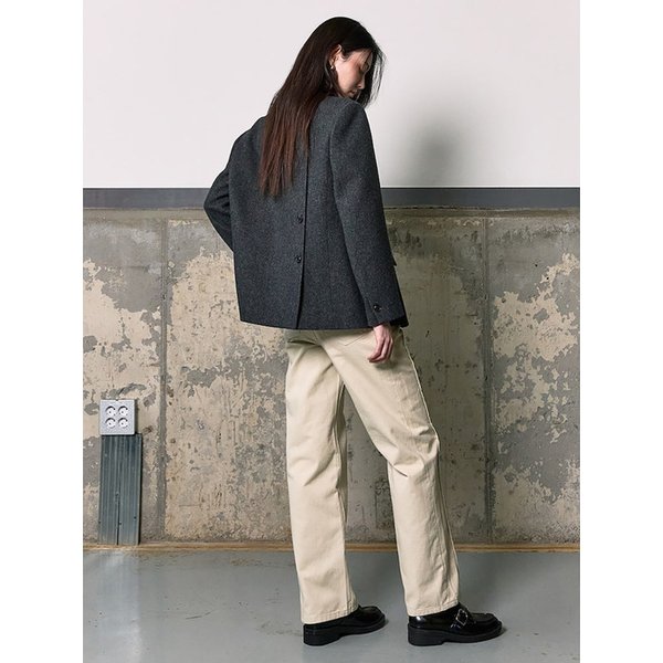 Signature Semi Overfit Jacket  Ash (KE6111M014)