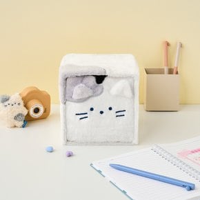 [버터샵] 밀크캣 형태수납 화이트 140x140